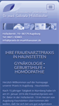 Mobile Screenshot of praxis-dr-muehlhaeusser.de